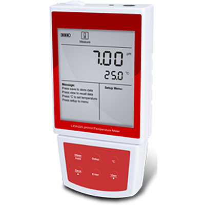 Portable pH Mv Temp Meter (pH-220)